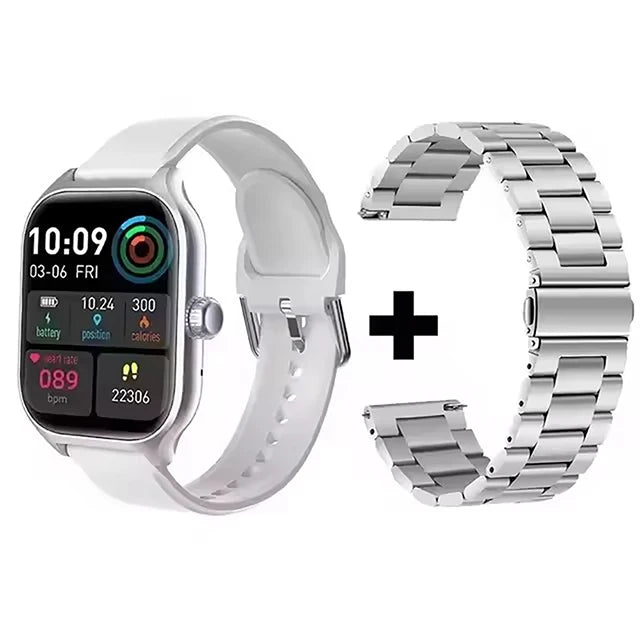 Smartwatch Hombre Mujer AMOLED 2.01'' Llamadas Bluetooth Multideporte