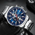 Montre Homme Quartz CURREN Luxe Chronographe Sport Étanche
