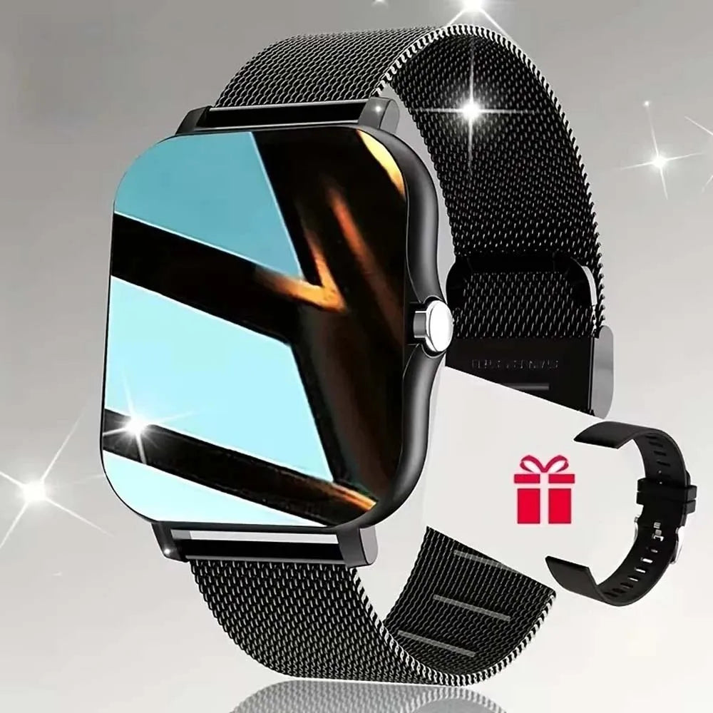 Smartwatch Hombre Mujer Pantalla 1.83'' Llamadas Inalámbricas Fitness