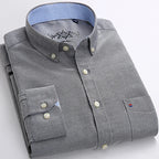 Chemise Homme Coton Manches Longues Coupe Ajustée Formelle