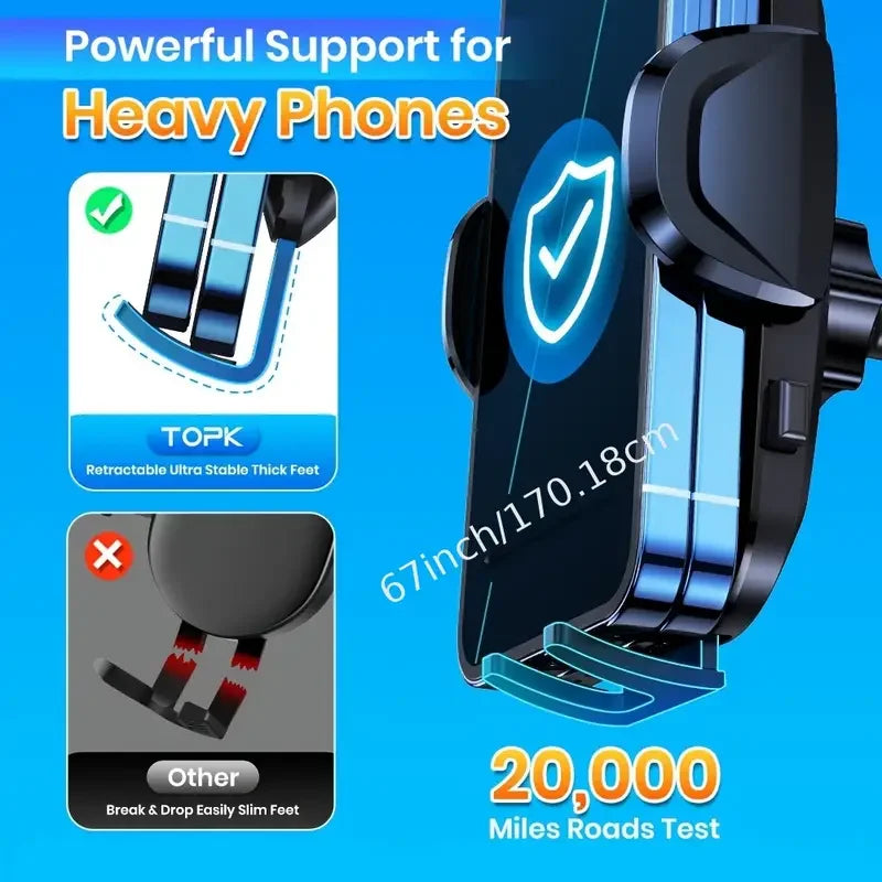 Foldable Rotating Car Phone Holder