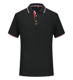 Polo Hombre Casual Color Sólido Manga Corta Transpirable
