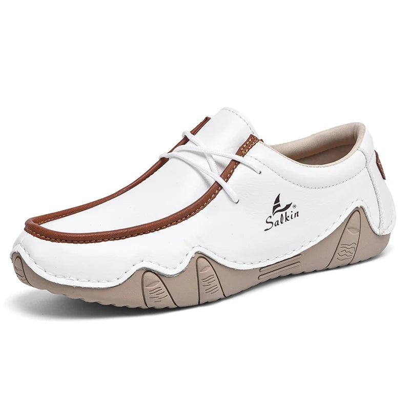 Tenis Mujer Cuero Artesanal Casual Plataforma Mocasines