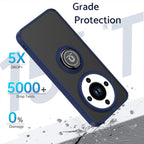 Coque Honor Magic 8 Lite Anneau Métallique Antichoc