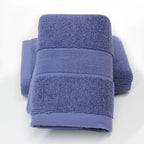 Lot de 2 serviettes de toilette en coton ultra absorbant