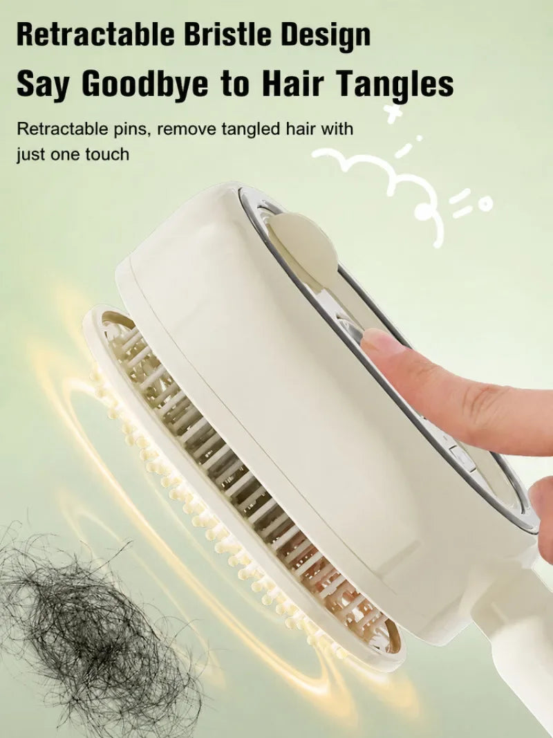 Peine Masajeador Eléctrico para Cabello con Spray