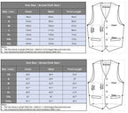 Gilet de Costume Homme Col en V Affaires