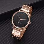 Montre de Luxe en Or Rose Tendance pour Femme