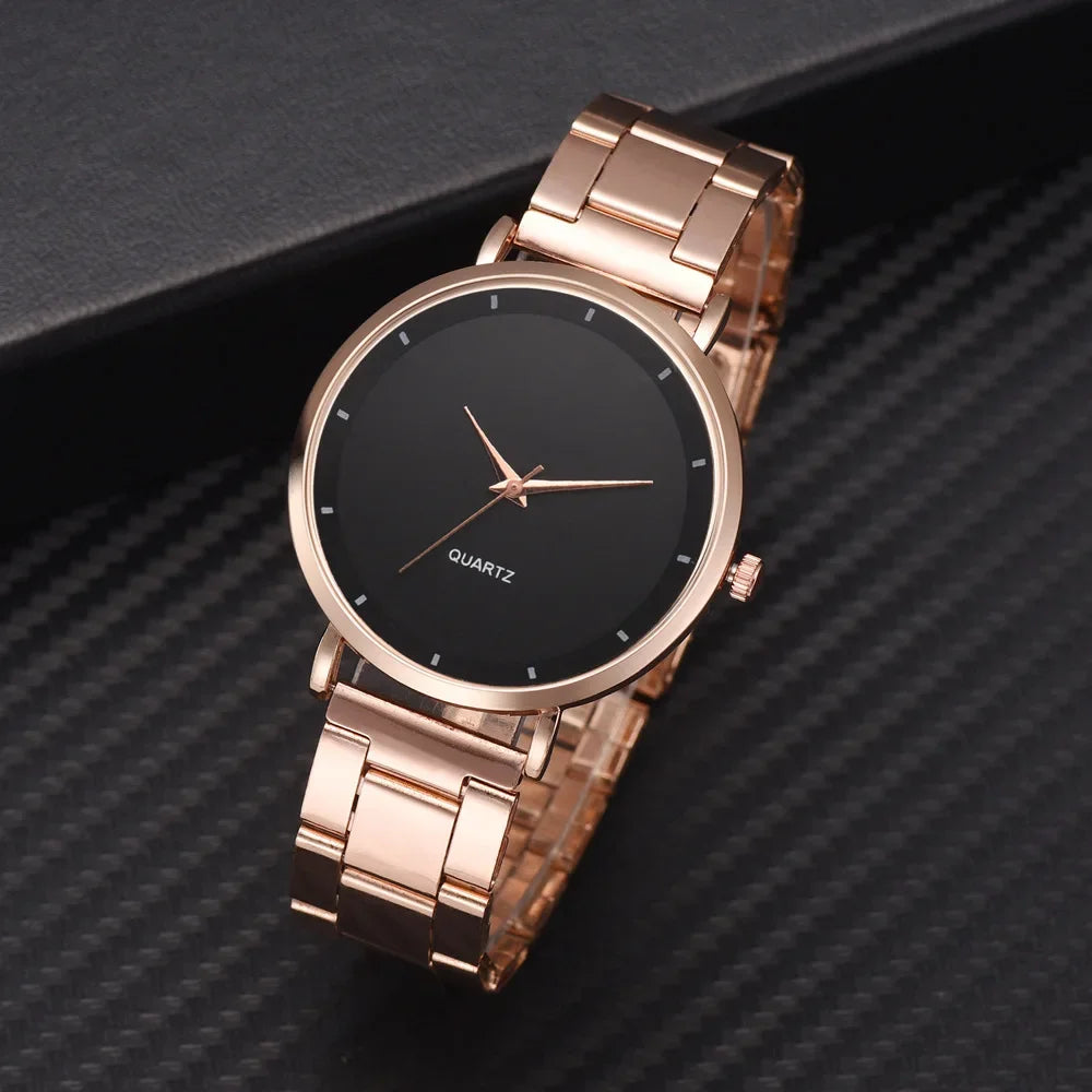 Reloj de Lujo Oro Rosa de Moda para Mujer