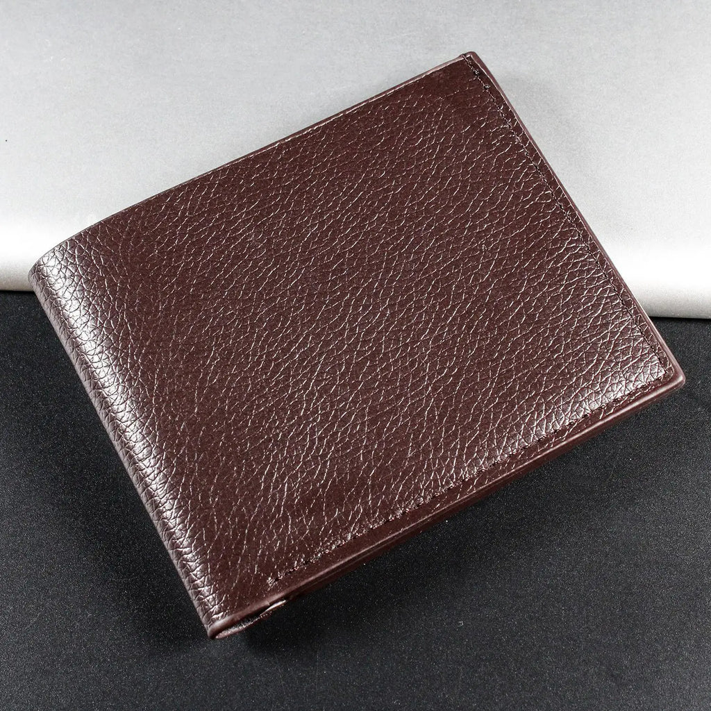 Billetera Delgada de Cuero PU Para Hombre con Porta Tarjetas