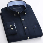 Chemise Homme Coton Manches Longues Coupe Ajustée Formelle