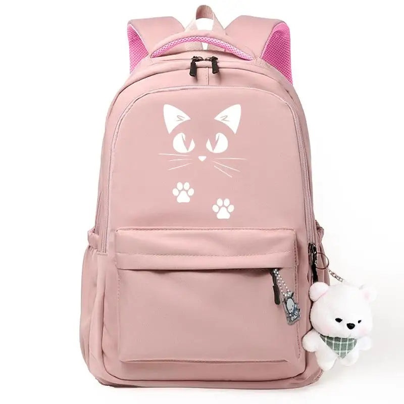 Mochila Diseño de Gato Impermeable