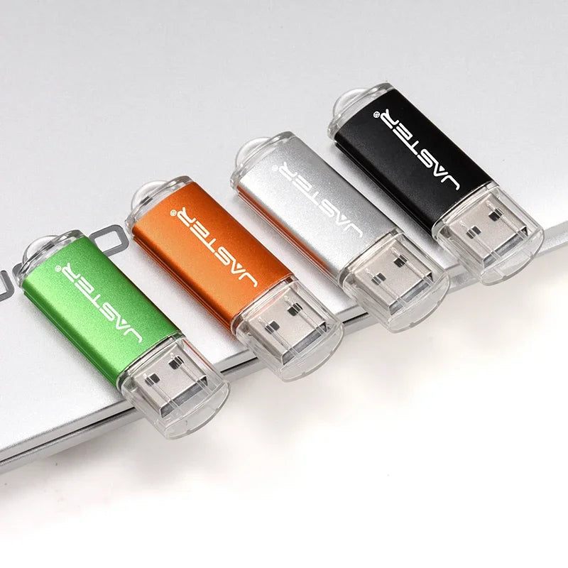 Memoria USB JASTER desde 16GB a 128GB con Llavero Gratis