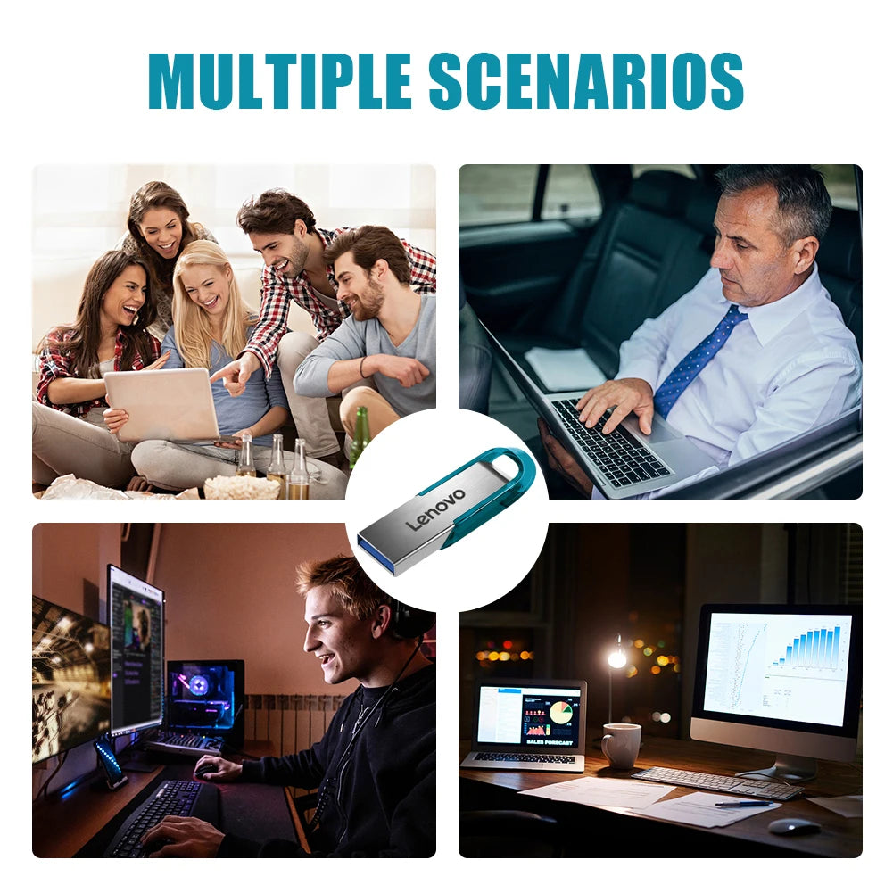 Lenovo Flash Drives 2TB Usb 3.0 Mini High Speed