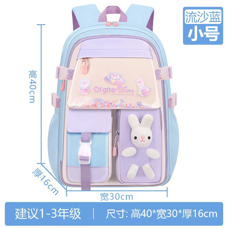 Mochila Escolar Impermeable Para Niñas