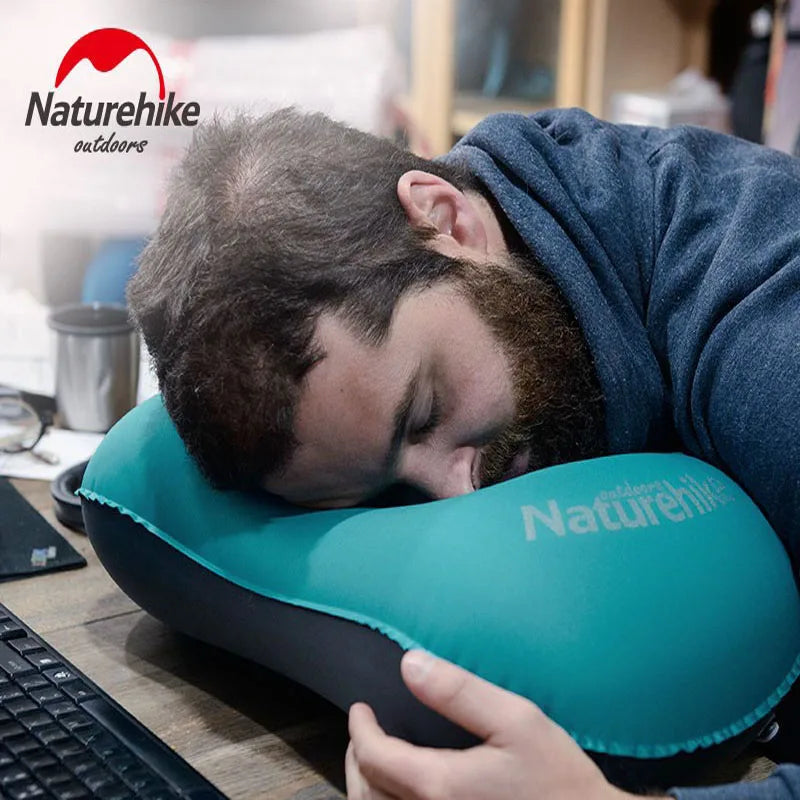 Almohada Inflable Portátil Ultraligera Para Viajes