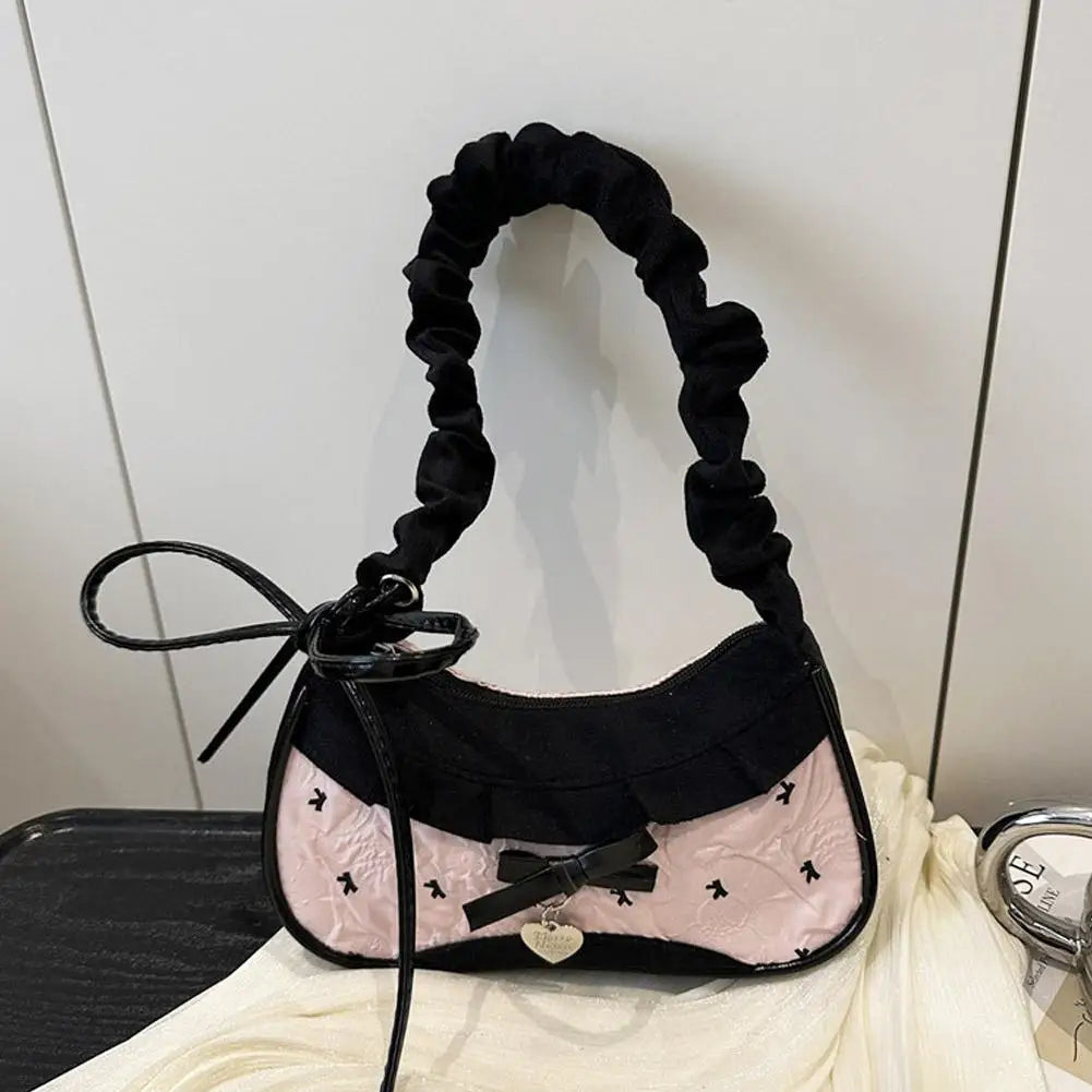 Bolso de Hombro Mujer Cinta de Encaje Escolar