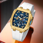 Reloj Deportivo CURREN 8488 de Cuarzo Para Hombre con Calendario, Correa de Silicona