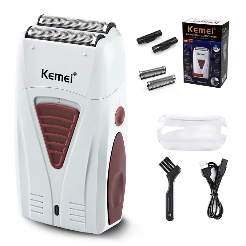 Cortadora Cabello Eléctrica Kemei KM-3382 Inalámbrica Recargable