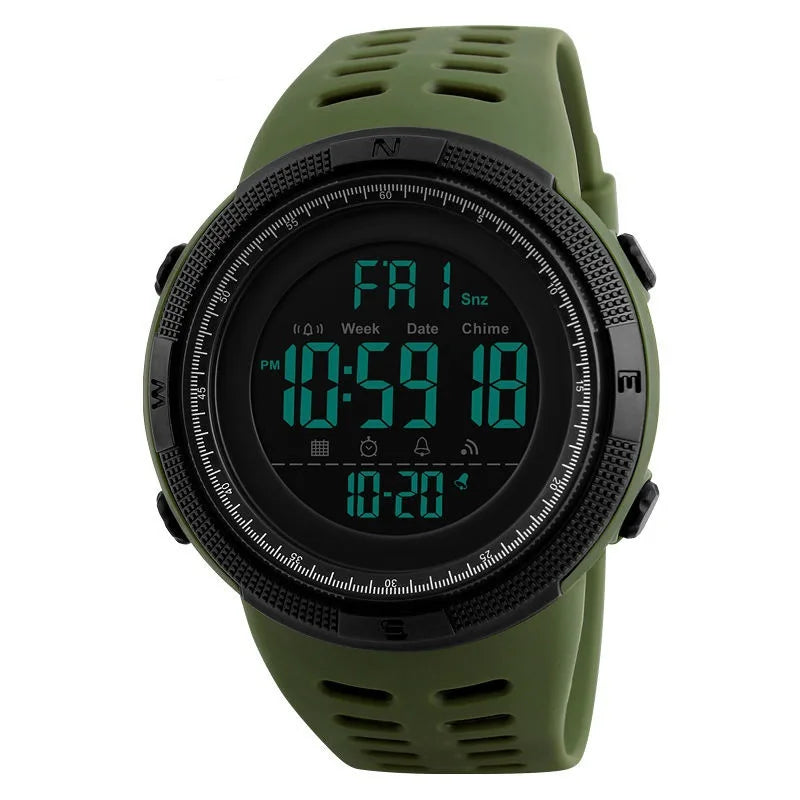 Multifunctional Men's Youth Military Sport LED Watch