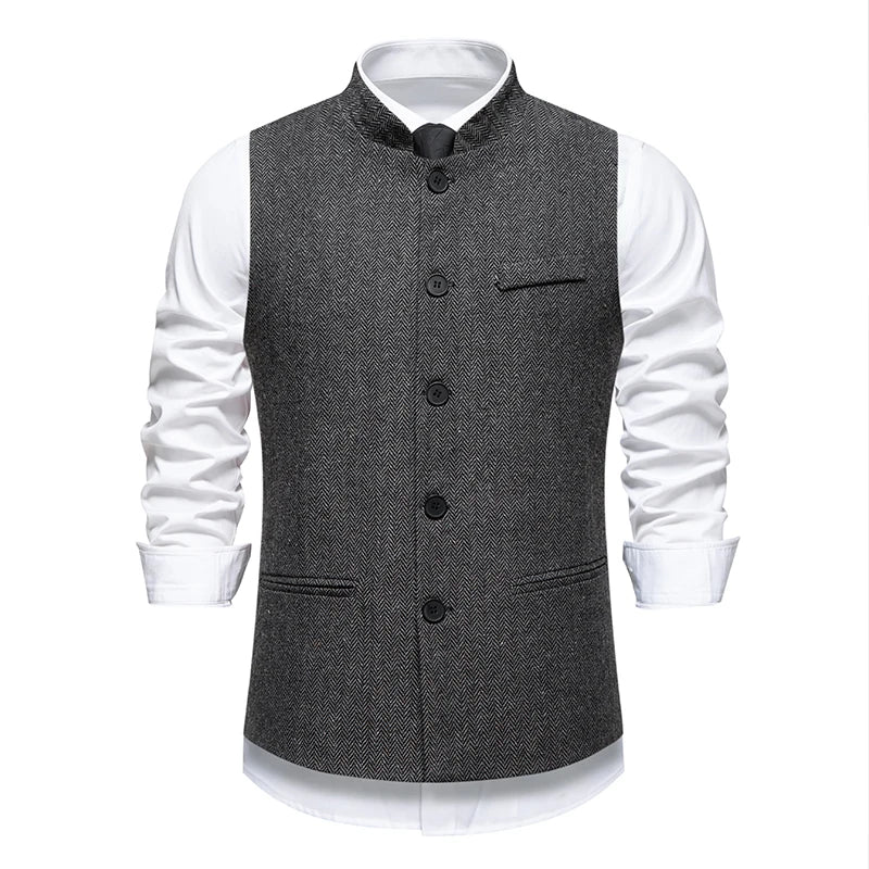 Chaleco Vintage para Hombre Eventos Formales