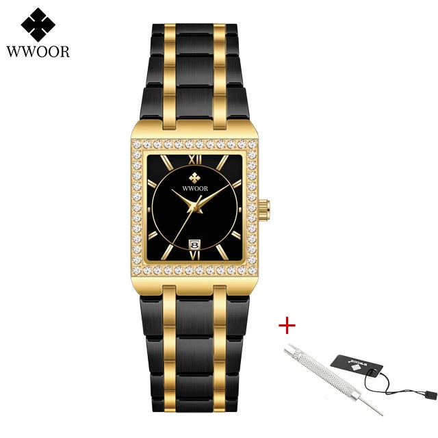Reloj Damas Wwoor Diamond Lujo