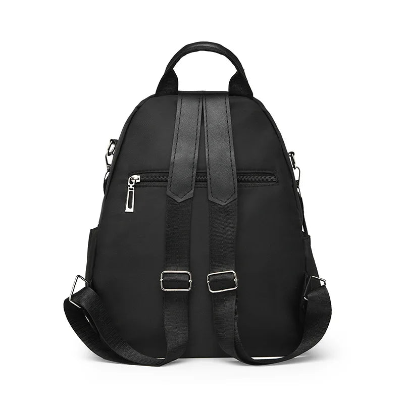 Mochila Casual Mujer Negra Bolso Tendencia