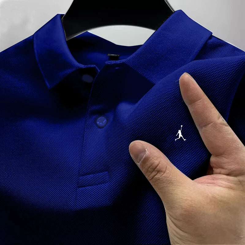 Polo Manga Corta con Cuello Casual y Negocios