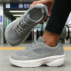 Chaussures de sport pour femme à bout large en maille respirante