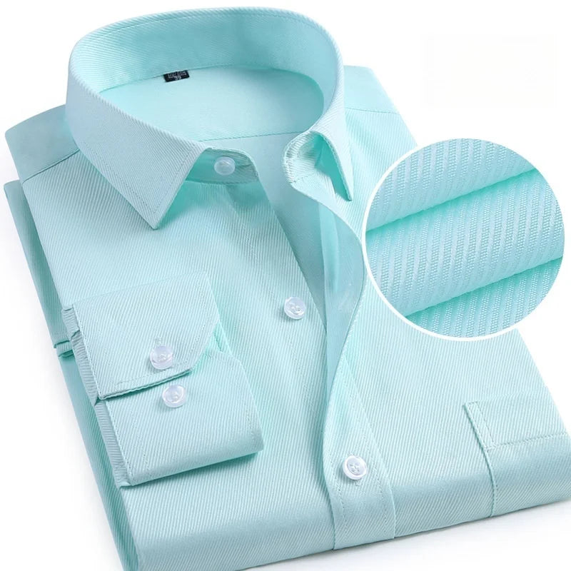Camisa Formal de Hombre Manga Larga Oficina