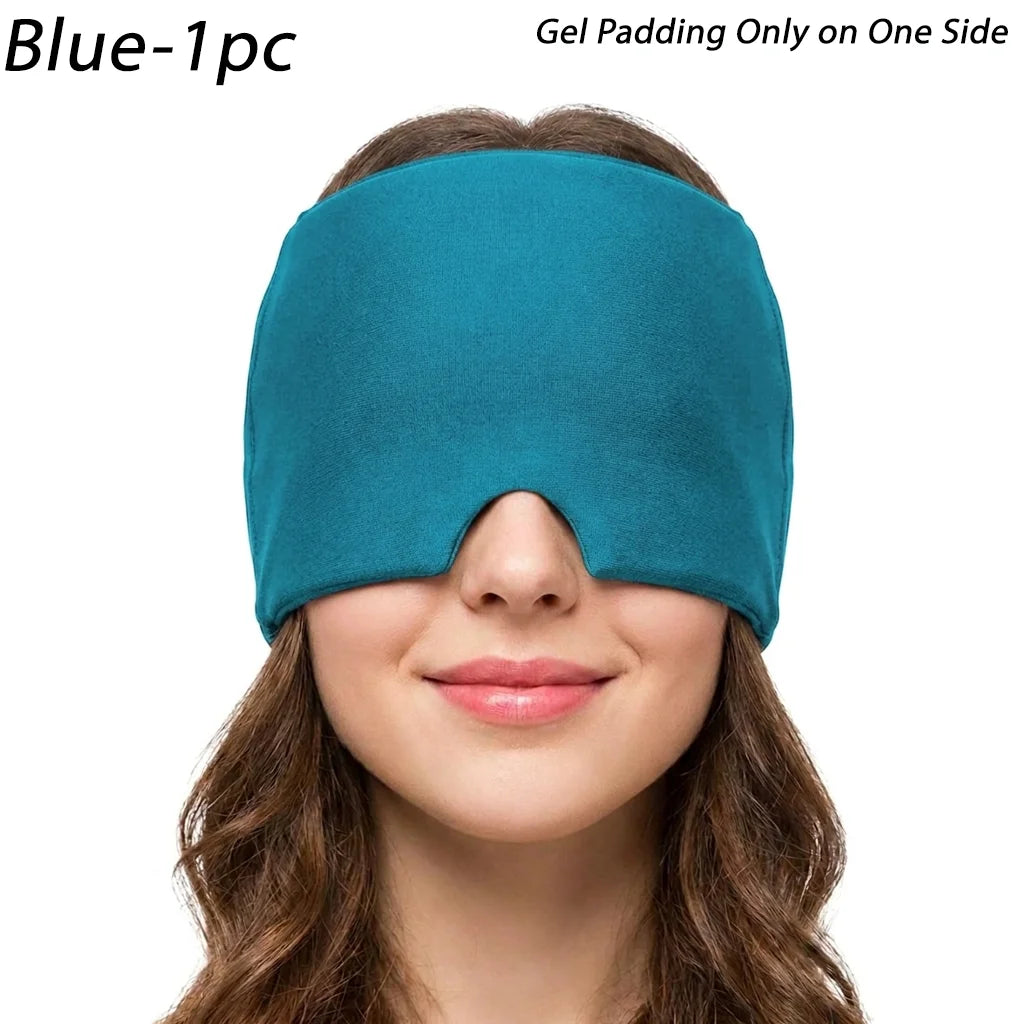 Gorro de Gel Frío Para Alivio de Migraña Máscara de Ojos
