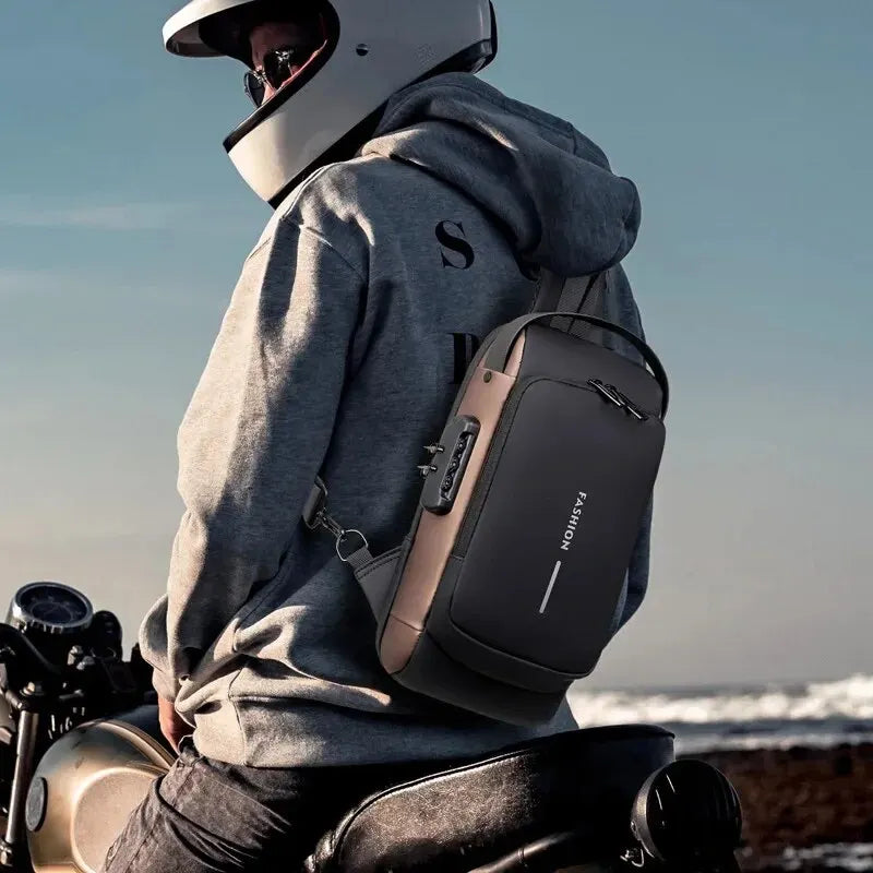 Bolso Clásico Para Hombres /Leather /Multifunctional