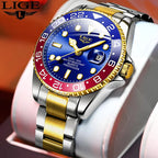 Montre LIGE LG10051 Acier Inoxydable Lumineuse et Résistante à l'Eau