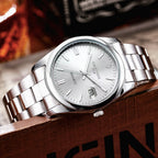 Montre Homme CHRONOS Luxe Quartz Acier Inoxydable Lumineuse Étanche