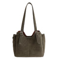 Bolso Tote de Gamuza para Mujer Retro Minimalista