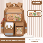 Cartable Capybara pour enfants (CP à 5ème)