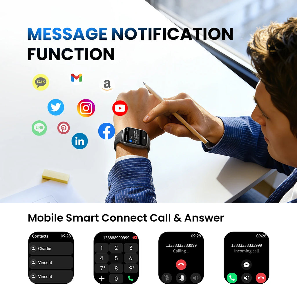 HAYLOU Watch 3 Voice Calling Smartwatch 1.85'' AMOLED Screen