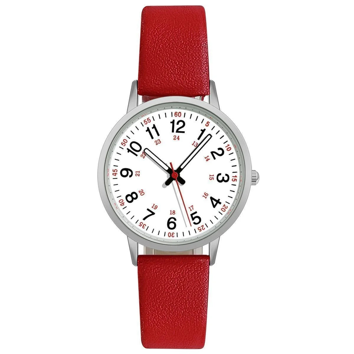 Reloj Luminoso Casual con Correa de Cuero para Mujer