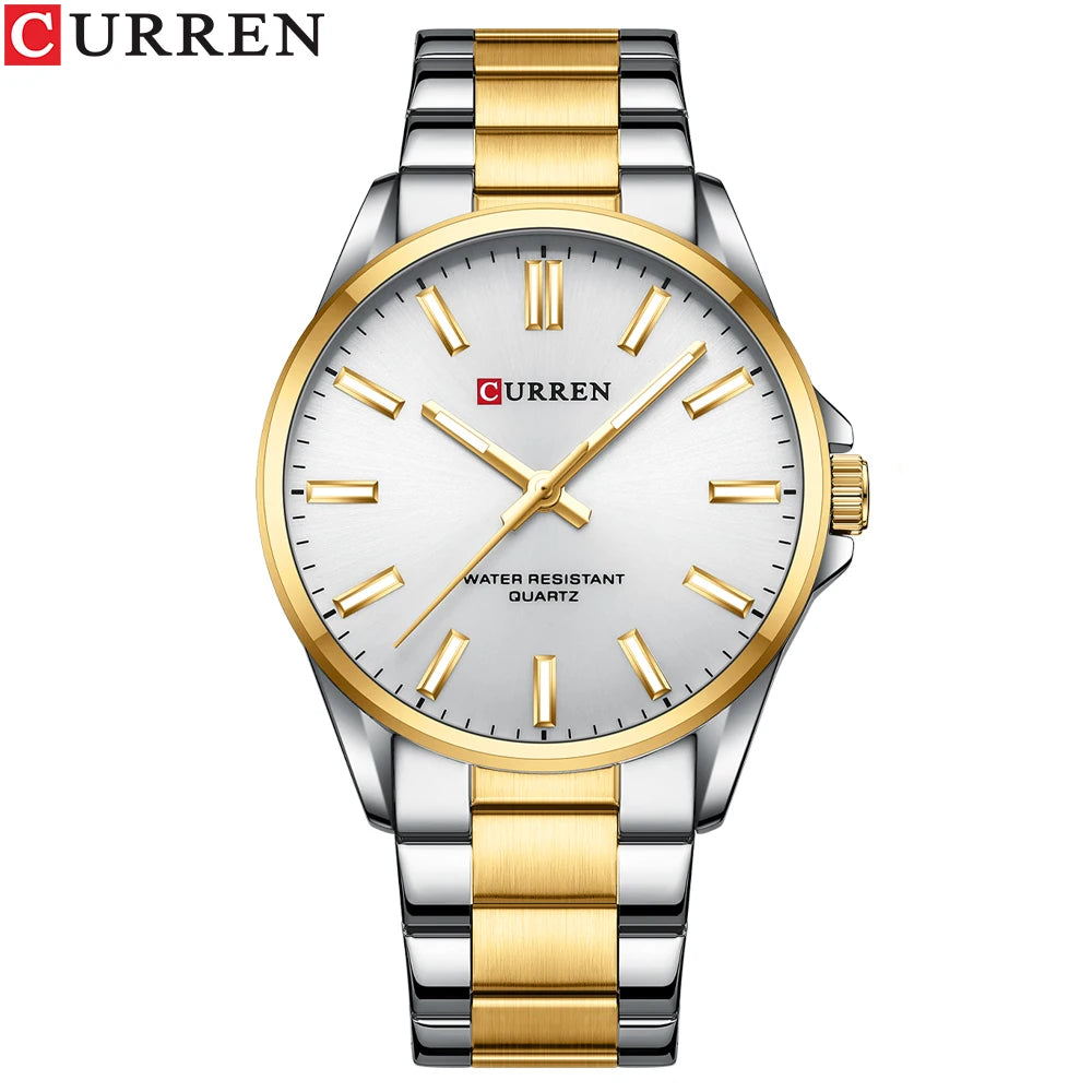 Reloj Hombre Moda Acero Inoxidable Cuarzo Negocios