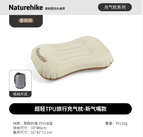 Almohada Inflable Portátil Ultraligera Para Viajes