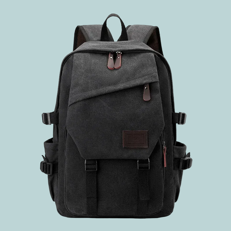 Mochila de Lona Estilo Retro Gran Capacidad