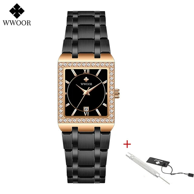Reloj Damas Wwoor Diamond Lujo