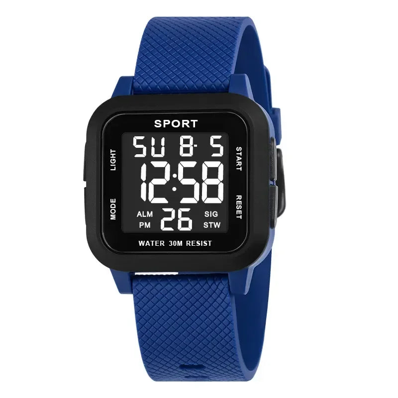 Men's Waterproof Military Sport LED Watch