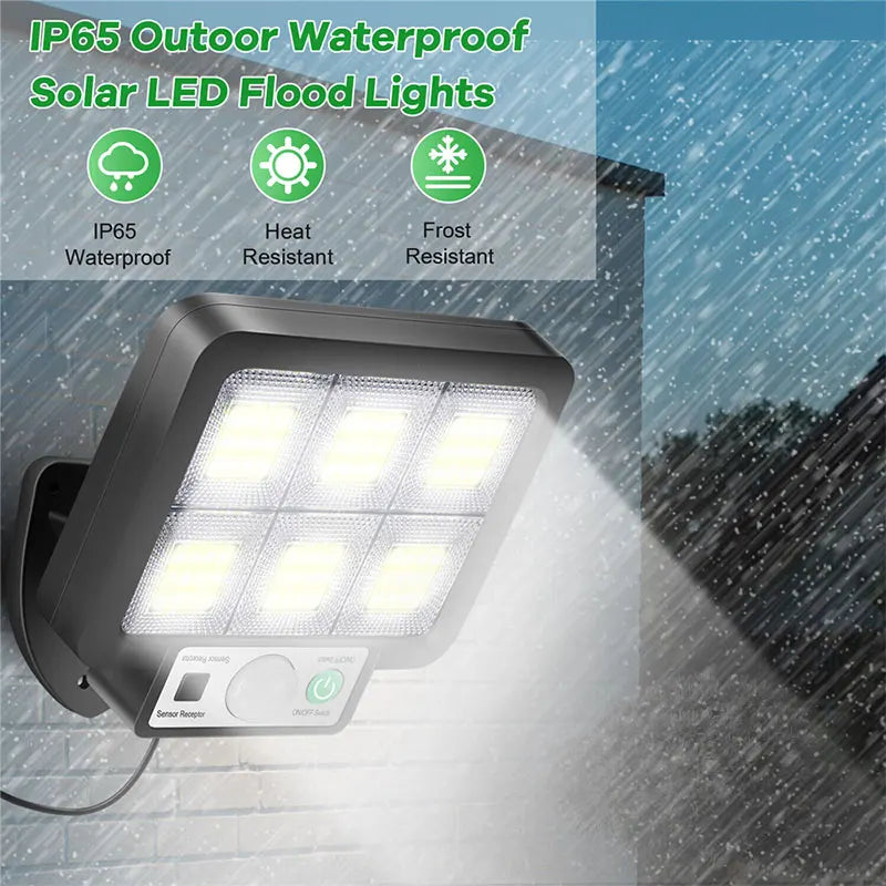 Lámpara Solar LED de Pared con Sensor de Movimiento