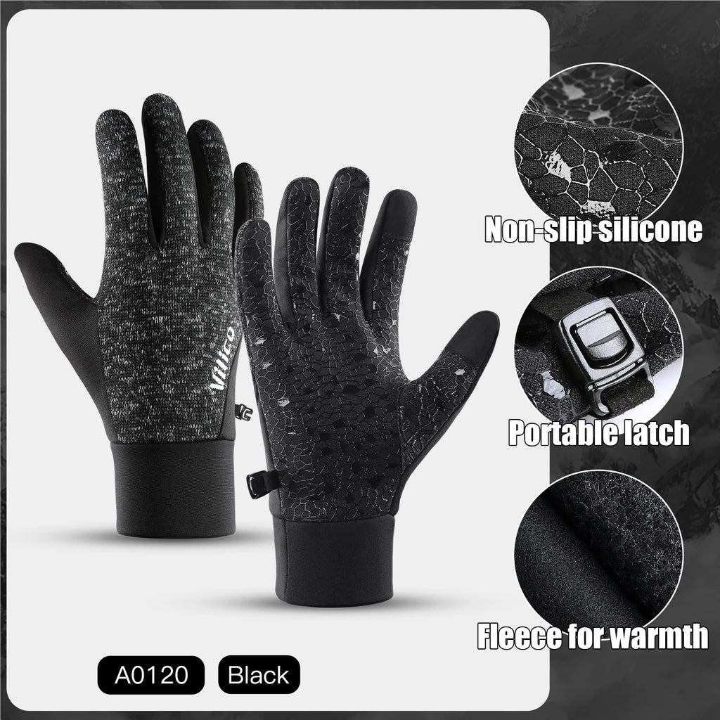 Guantes de Ciclismo Térmicos Para Pantalla Táctil
